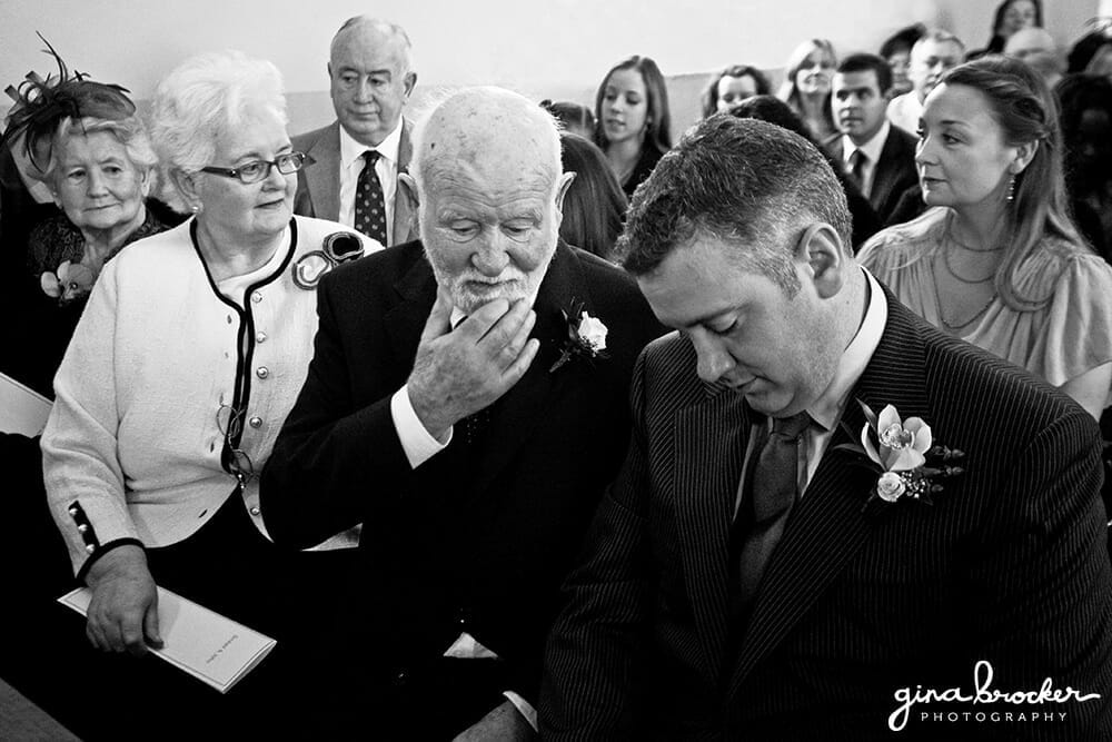 Wedding Guests in Ceremony