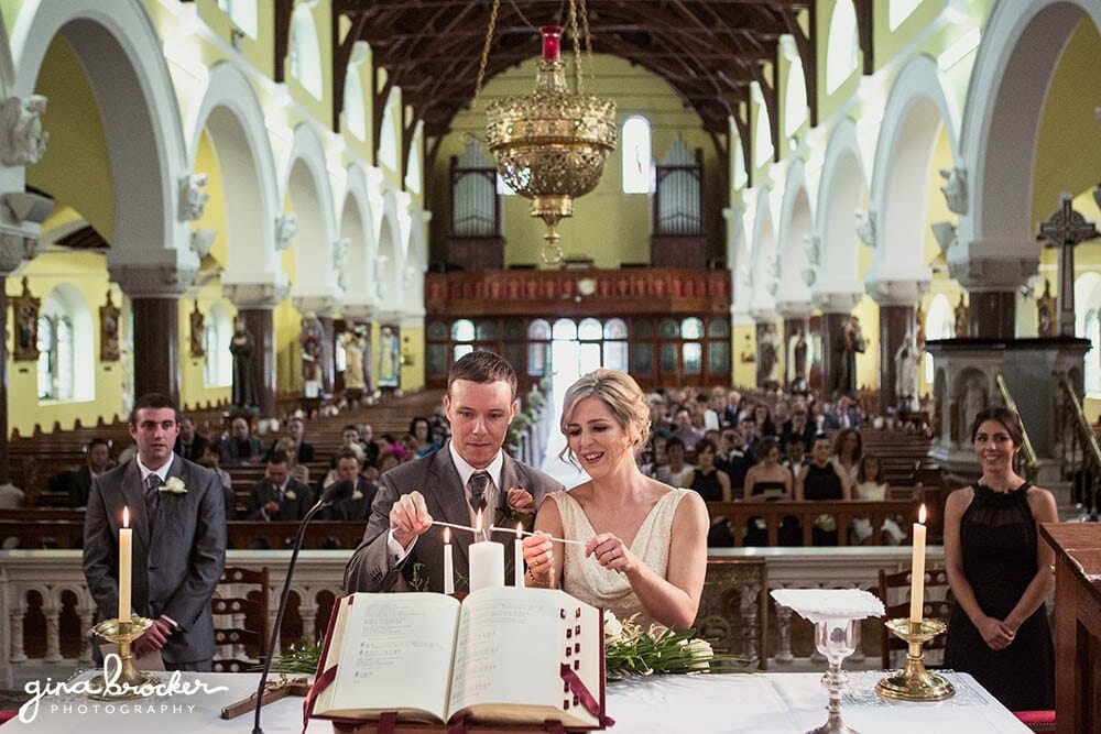 Lighting the Candle during the Candle Ceremony