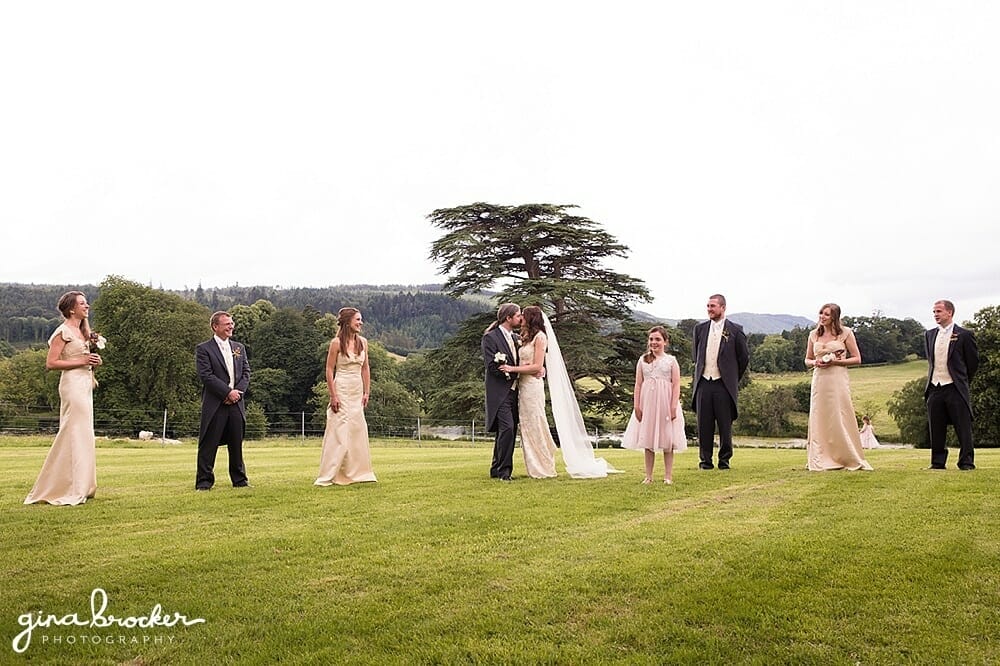 Gold and Vintage Wedding Party Vintage Wedding Party Boston Wedding Photographer