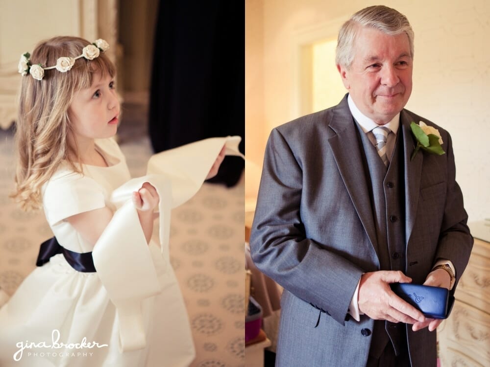 Flower Girl hair accessory white rose flower girl hair accessory