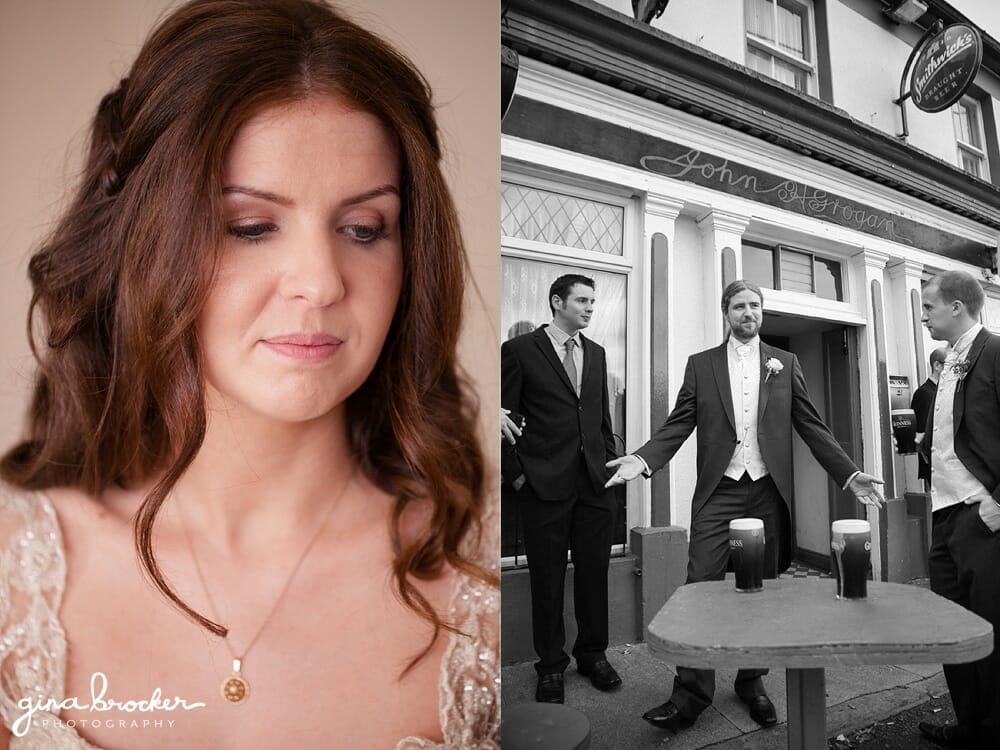 Bride and Groom Before Wedding Ceremony