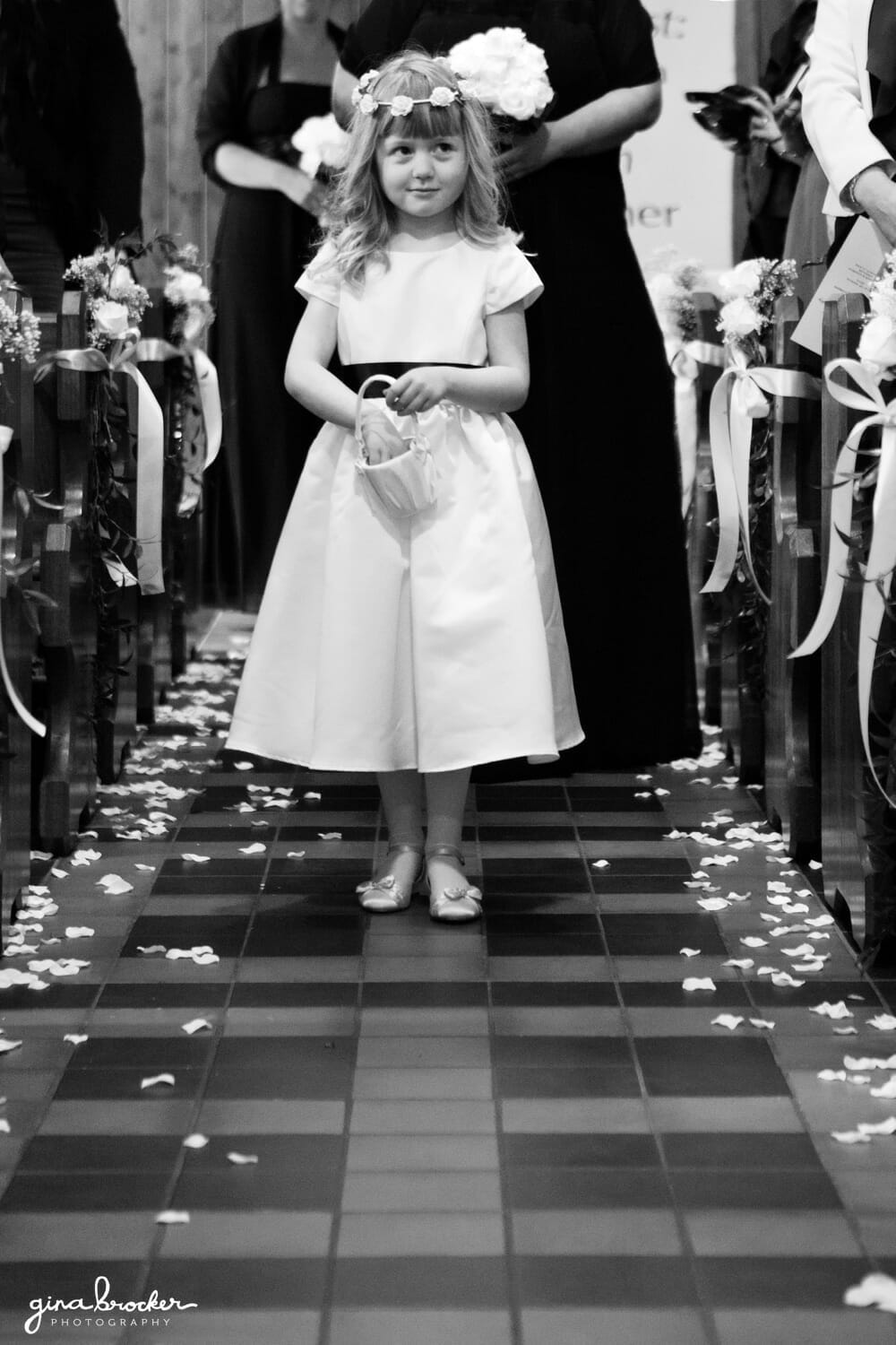 Flower Girl walking up aisle flower girl walking up aisle