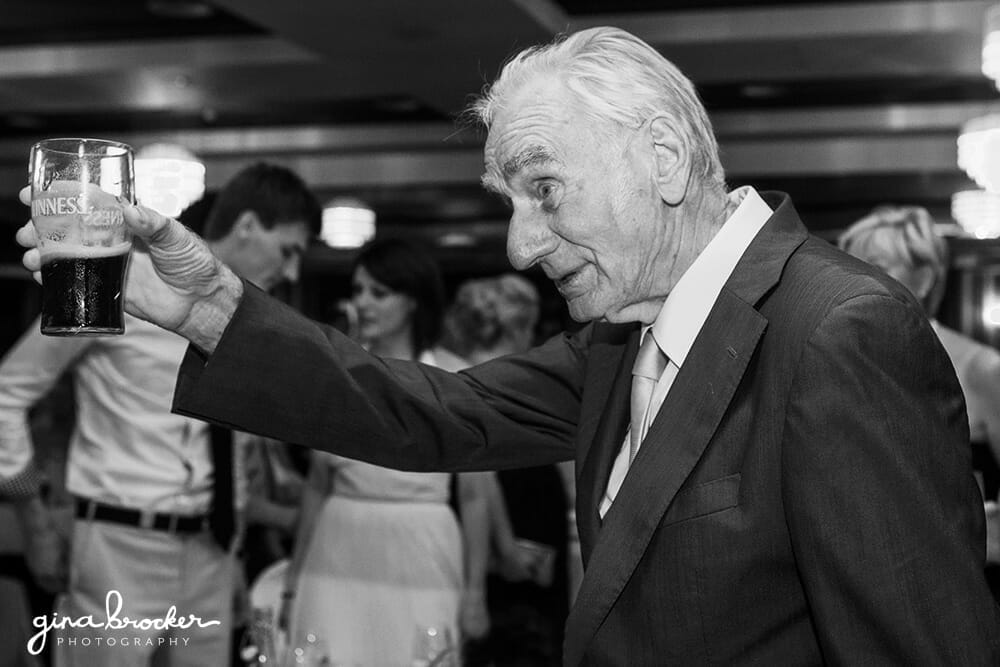 Guest Toasting the Newlyweds