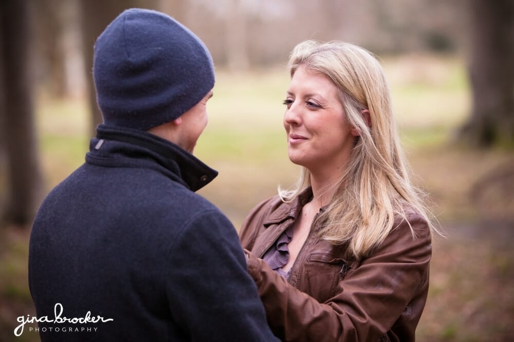 Engagement in Woods Relaxed Woodsy Engagement in Boston