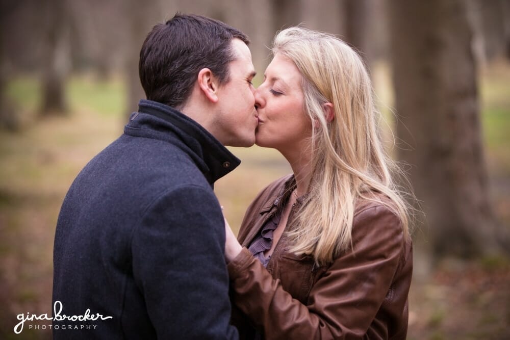 Relaxed Woodsy Engagement in Boston