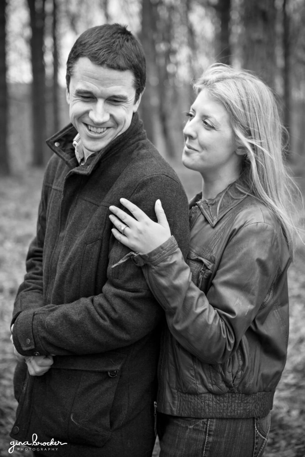 Engagement in Woods Relaxed Woodsy Engagement in Boston