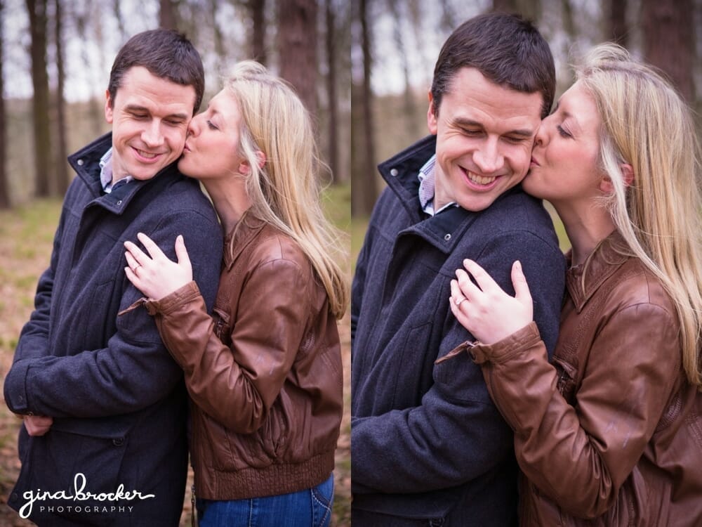 Relaxed Woodsy Engagement in Boston