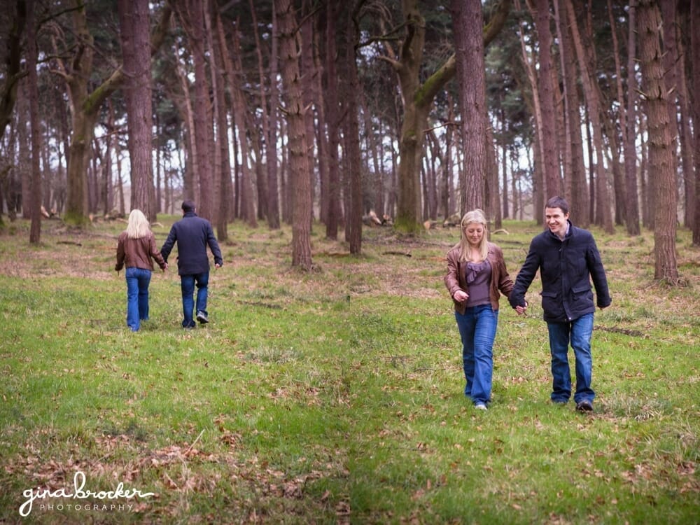 Relaxed Woodsy Engagement in Boston