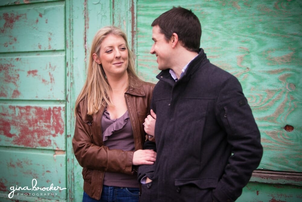 Engagement Rustic Building Boston