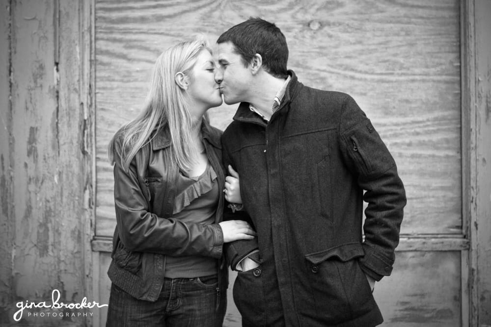 Engagement Rustic Building Boston