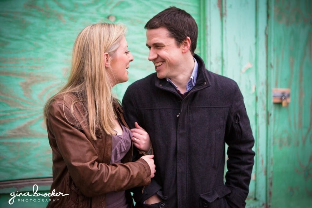 Engagement Rustic Building Boston