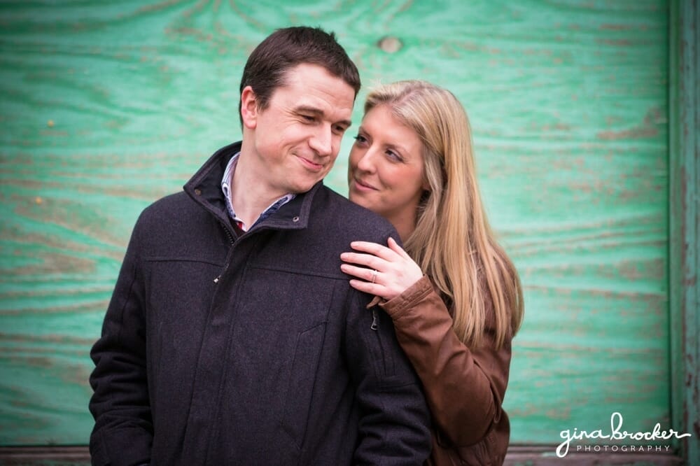 Engagement Rustic Building Boston