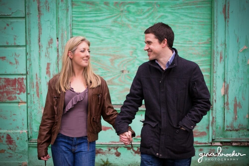 Engagement Rustic Building Boston