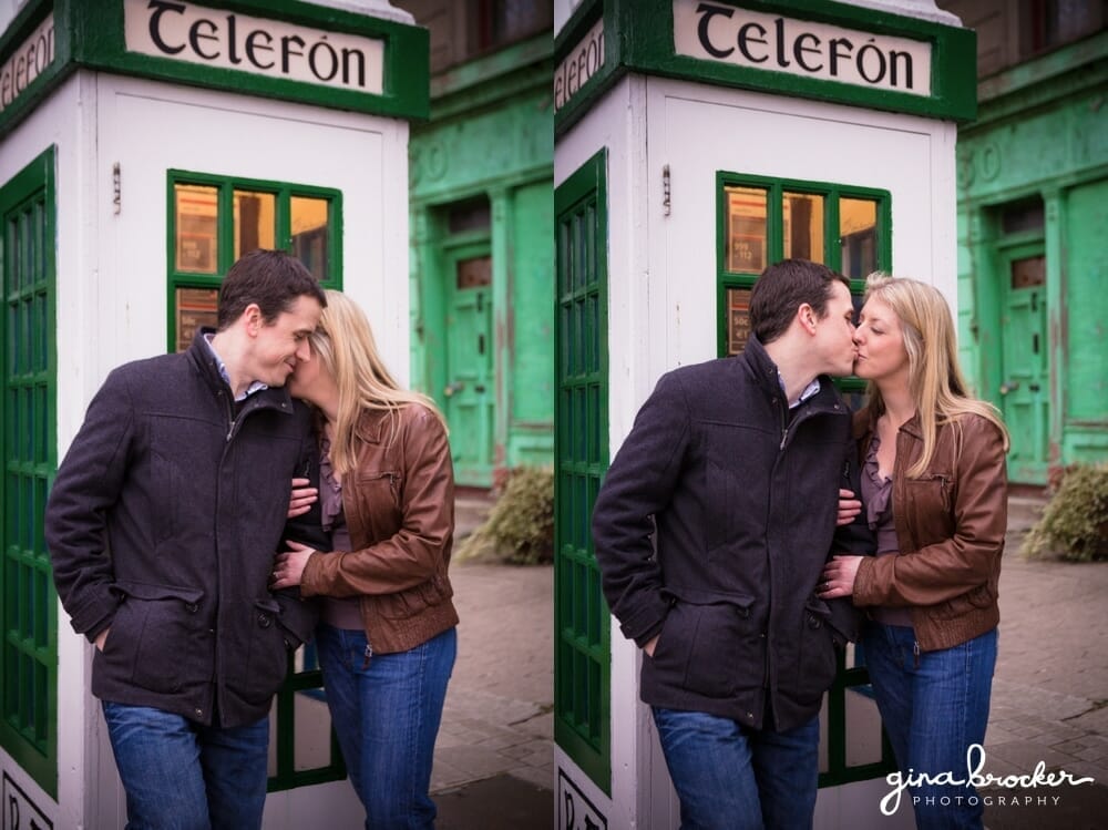 Engagement with Telephone Booth Engagement Telephone Booth