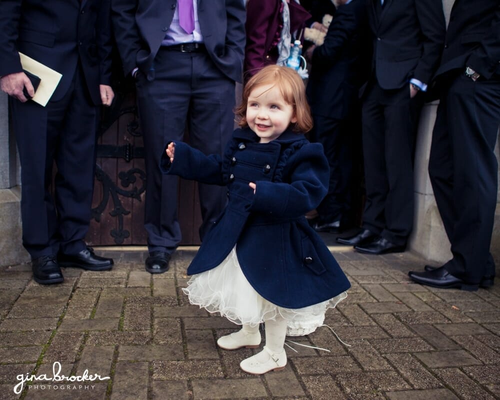 Flower Girl in Navy 29.Relaxed.Rustic.Wedding.Flower.Girl