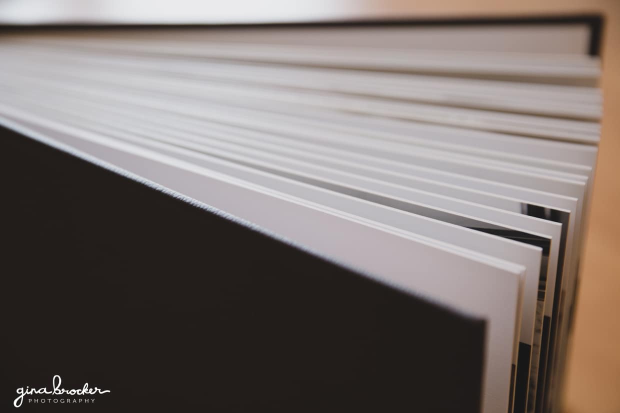 New Flush Mount Wedding Album Gina Brocker Photography