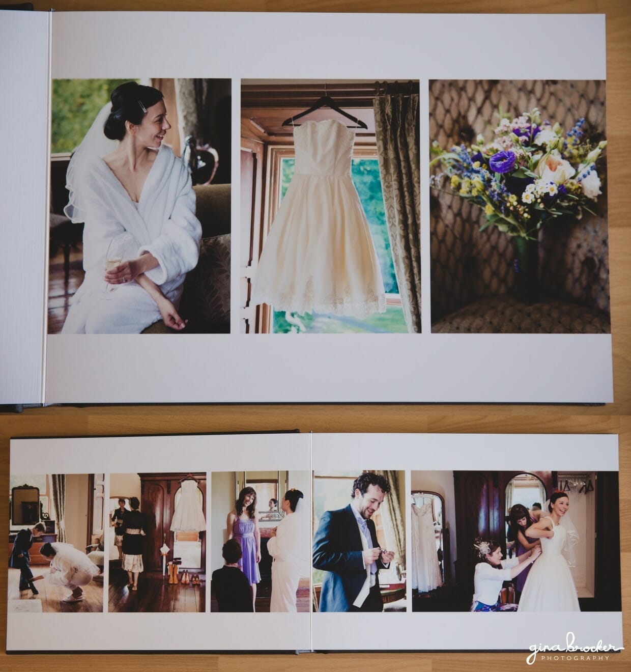 New Flush Mount Wedding Album Gina Brocker Photography