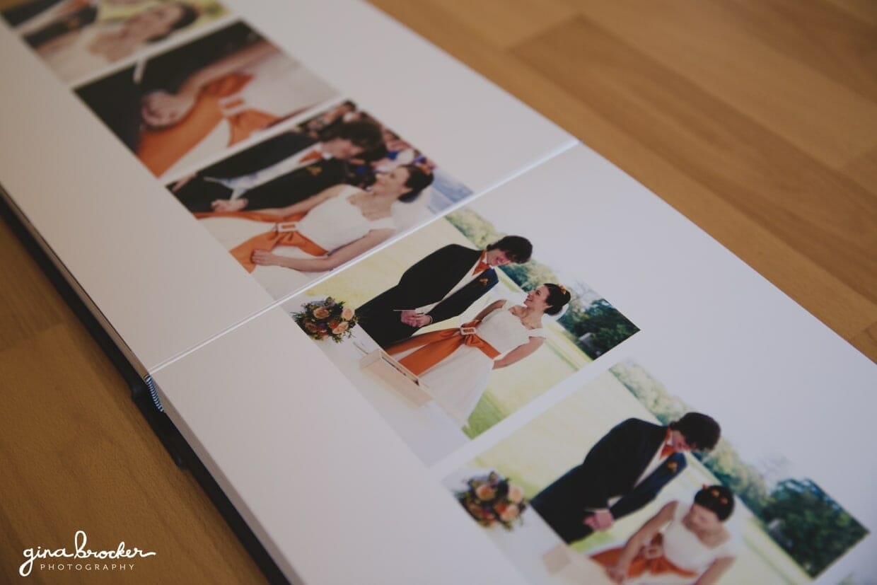 New Flush Mount Wedding Album Gina Brocker Photography