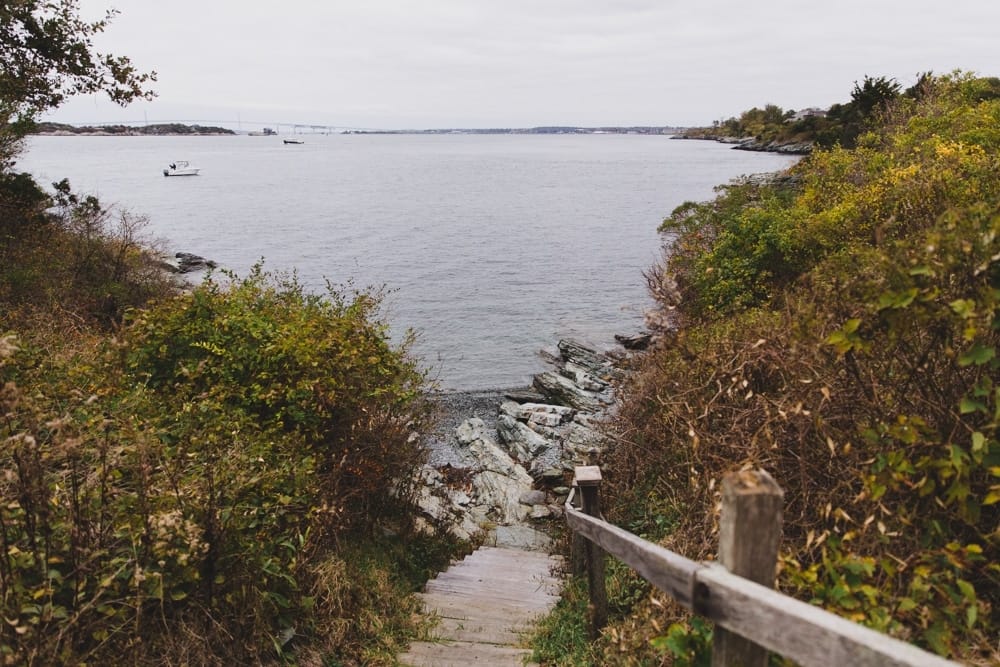 A landscape photograph of Newport, Rhode Island during a wedding at the Castle Hill Inn in Newport, Rhode Island