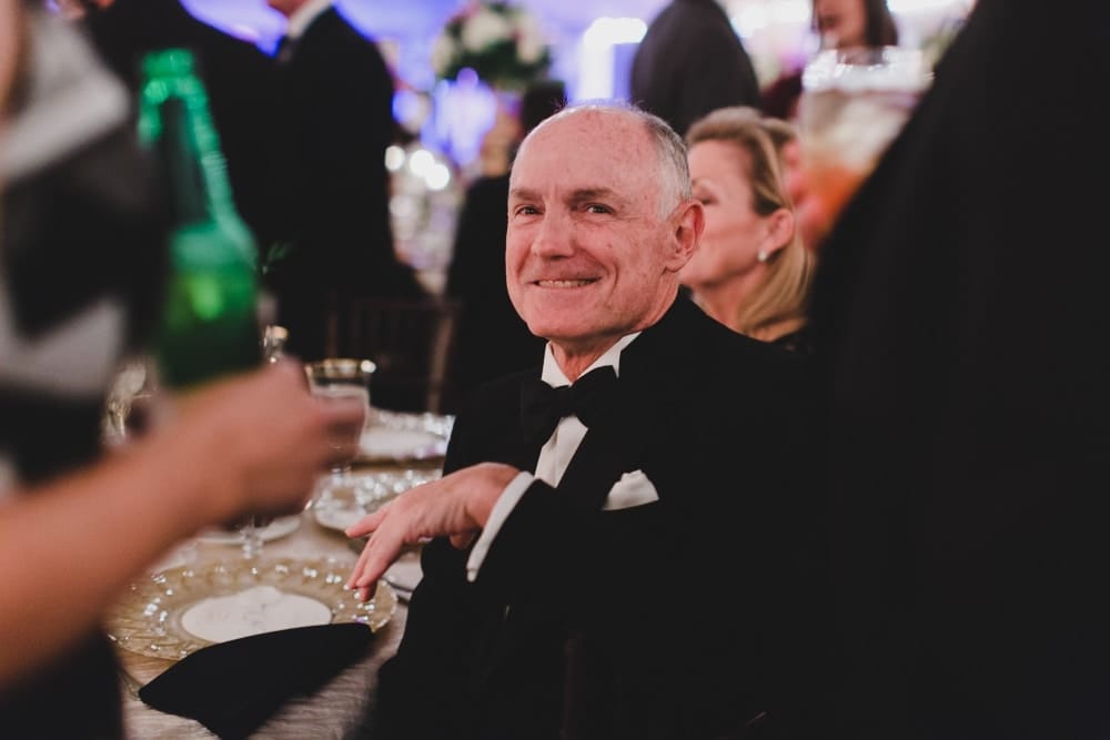 A candid portrait of a guest during a Castle Hill Inn Wedding in Newport, Rhode Island