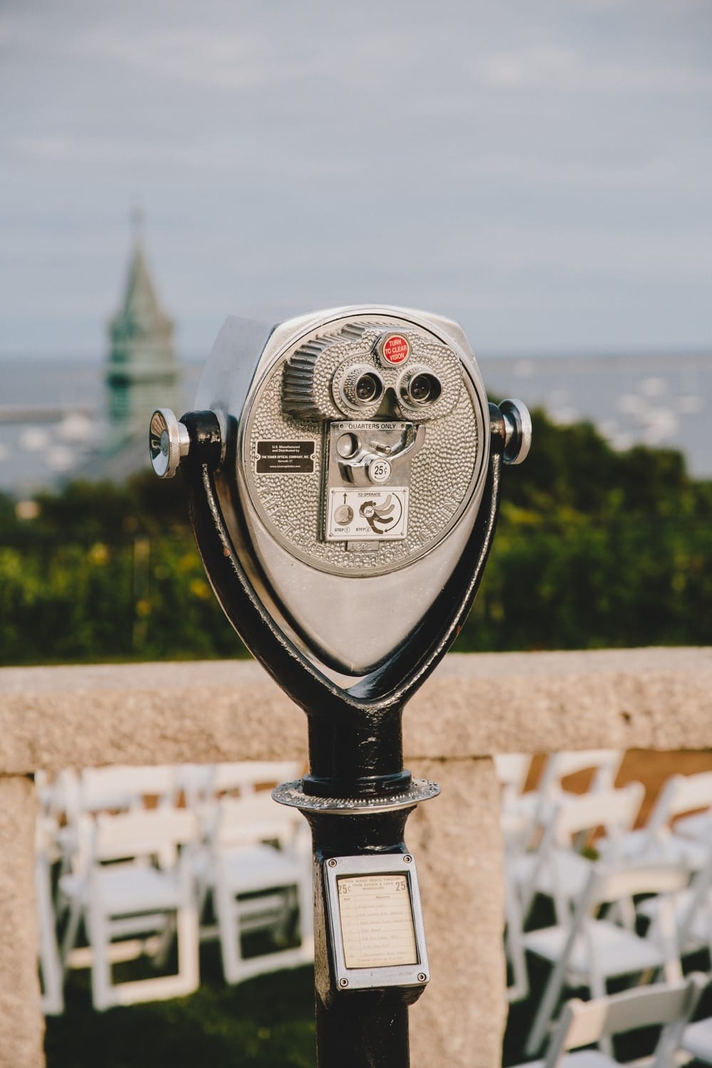 A photojournalistic photograph of the view at Cape Cod's Pilgrim's Monument in Provincetown, Massachusetts
