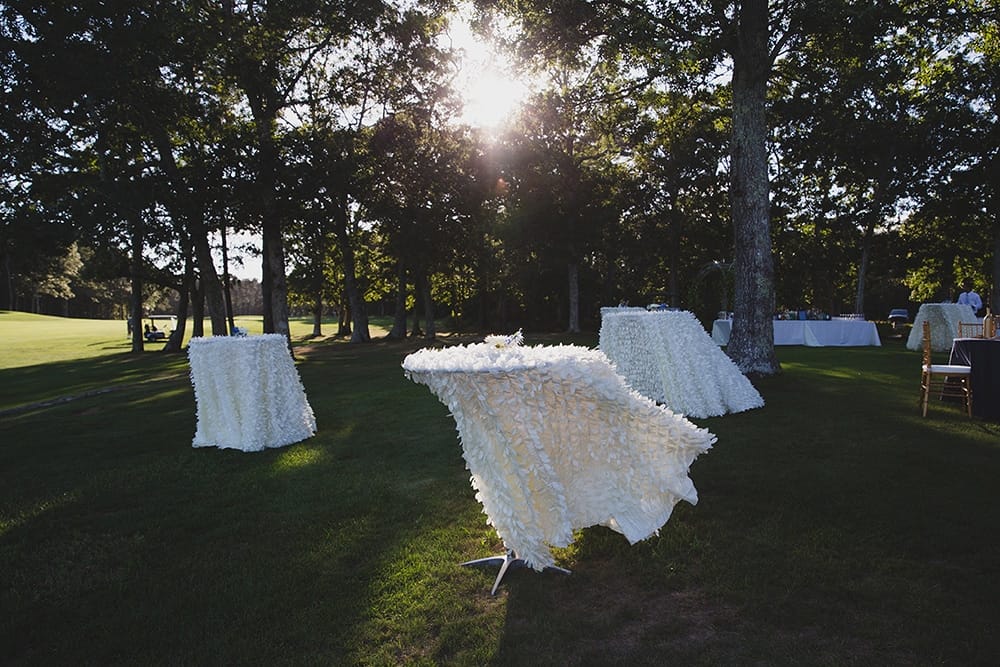 A documentary photograph of farm neck golf club during a Martha's Vineyard Wedding