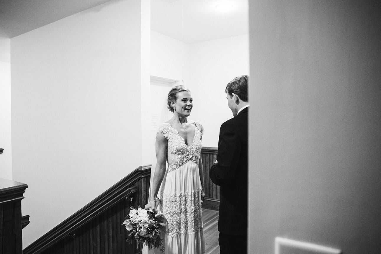This documentary photograph of a bride just after her wedding ceremony is one of the best wedding photographs of 2016