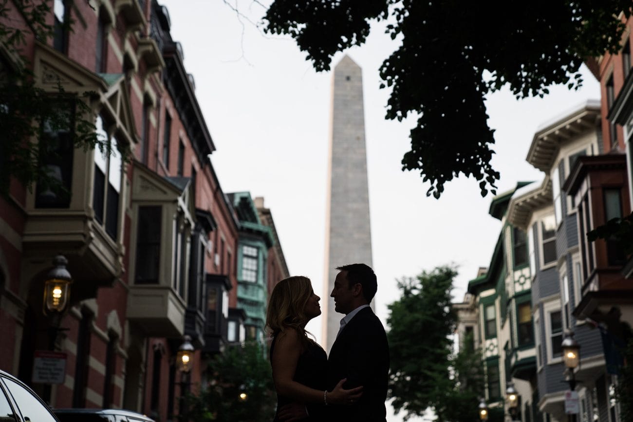 A documentary portrait of a couple together during their Charlestown engagement session in boston