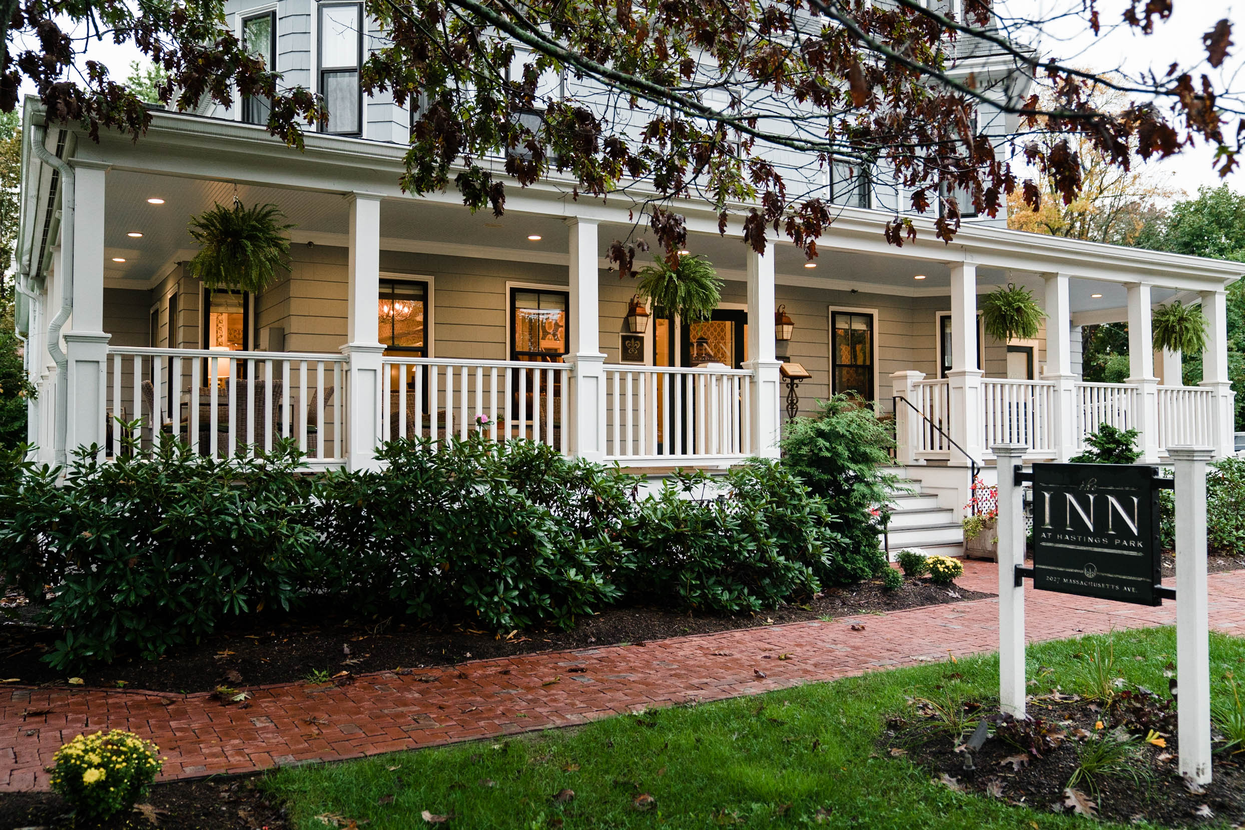 Photograph taken outside of a Wedding at the Inn at Hastings Park